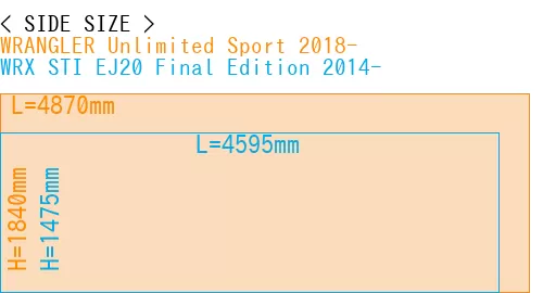 #WRANGLER Unlimited Sport 2018- + WRX STI EJ20 Final Edition 2014-